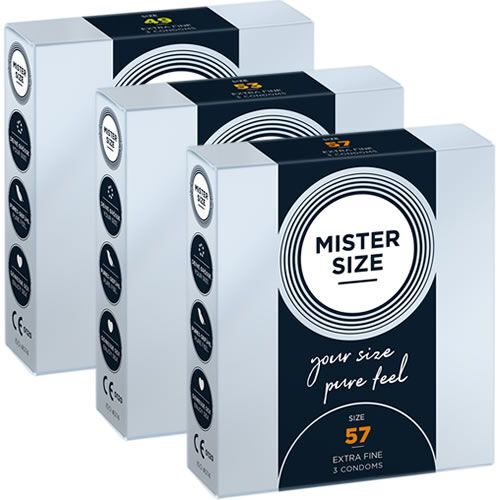 Mister Size *Probierpack M* (49mm, 53mm, 57mm), 9 Stk., MISTER SIZE