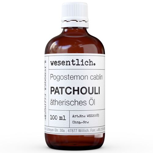 Patchouli - &auml;therisches &Ouml;l von wesentlich., 100 ml, wesentlich.