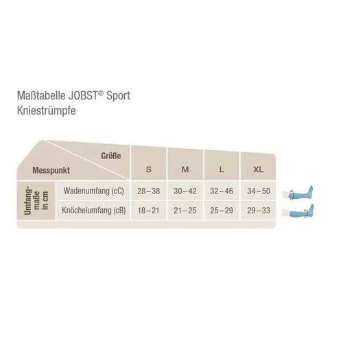 JOBST Sport Kompressionsstrümpfe, 1 Stk., JOBST
