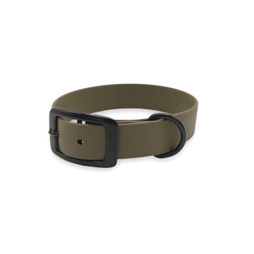 BioThane® Hundehalsband NEO Olive - WOOFSTUFF, 1 Stk., WOOFSTUFF