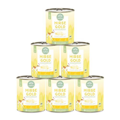 naftie Bio Hirse Gold, 6x800 g, naftie