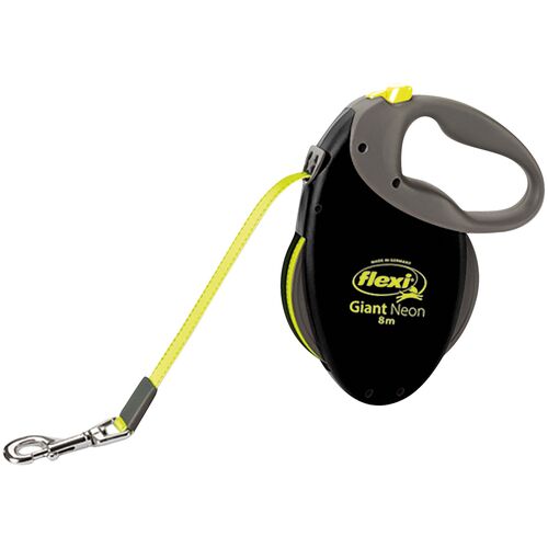 Flexi® Neon Giant, 8 m - mit Gurt - Hundeleine - Flexileine - bis 50 kg, 1 Stk., flexi®