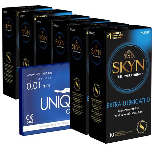 SKYN *Extra Lubricated*, 63 st, SKYN