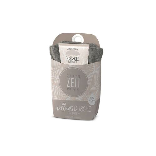 LaVida - Geschenk-Set Wellnessdusche - Die beste Zeit ist jetzt (Blatt), 1 Stk., LaVida