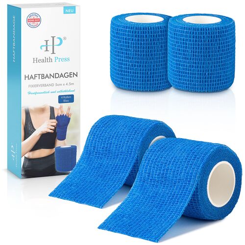 Health Press Selbstklebender Verband, 4 Stk., Health Press