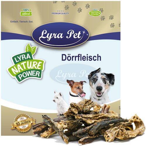 Lyra Pet® Rinderdörrfleisch 1 kg Futter, 1 KG, Lyra Pet