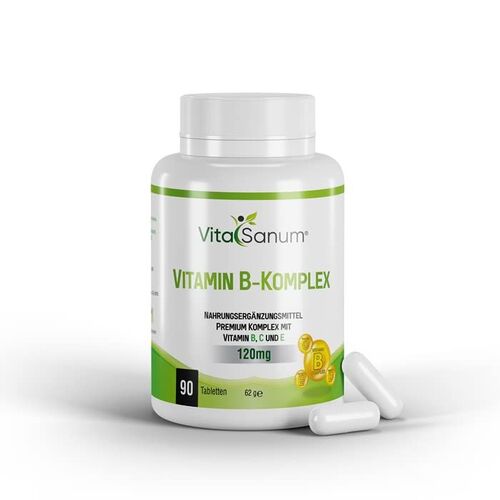 VitaSanum® Vitamin B Komplex mit B, C und E 90 St Filmtabletten, 90 ST, VitaSanum