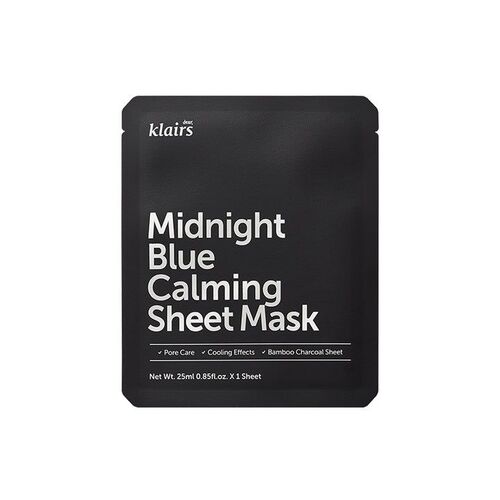 dear Klairs Midnight Blue Calming Sheet Mask, 1 Stk., dear, Klairs