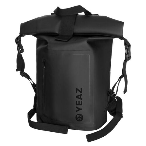 YEAZ STOCKHOLM Wasserfester Rucksack schwarzes Logo, 1 Stk., YEAZ