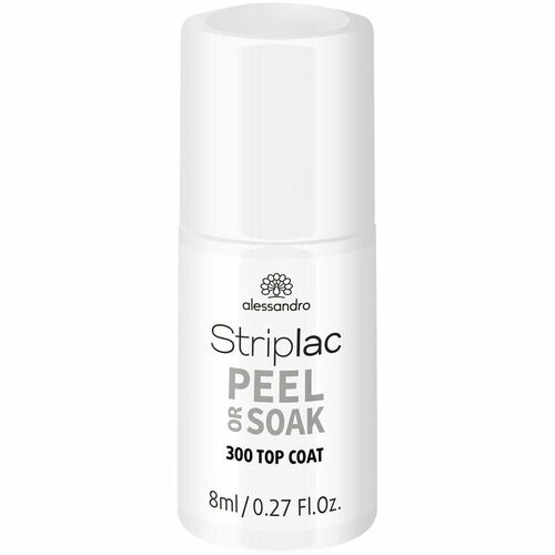 alessandro Striplac Peel or Soak Top Coat, 8 ml, alessandro