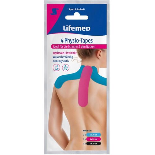 Lifemed Kinesiologie-Tape für den Nacken, 2 Pck., Lifemed