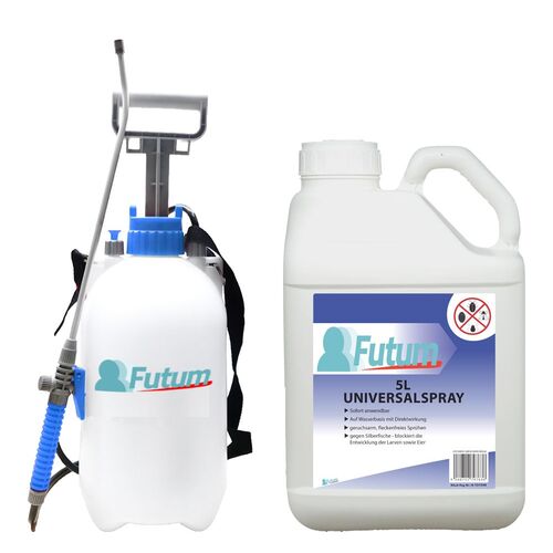 FUTUM Universal Insektenspray mit Drucksprüher, 5 l, FUTUM