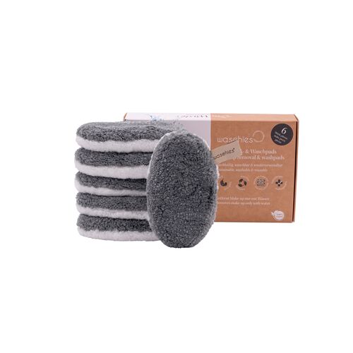 waschies Abschminkpads "Grey Edition", 6 Stk., waschies