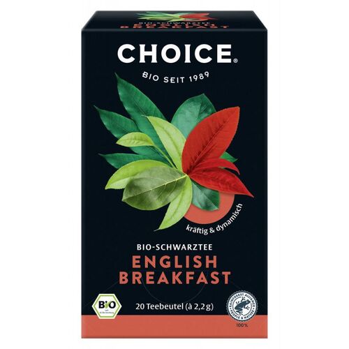 Choice - English Breakfast Bio Tee 44 g, 44 G, Choice organics