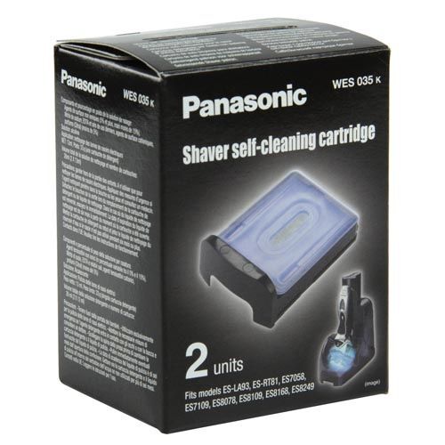 Panasonic WES 035 K503 Reinigungskartusche Zubeh&ouml;r Haarentfernung Herren, 2 Stk., Panasonic