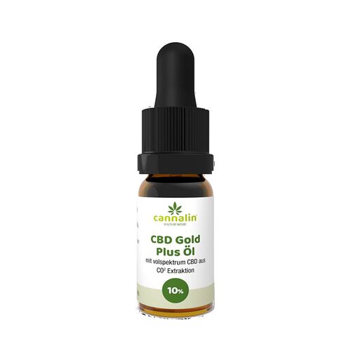 Cannalin - CBD Breitspektrum Gold Plus THC Frei 10% 10 ml Öl, 10 ml, Cannalin