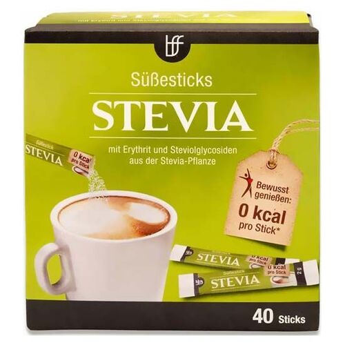 BFF Stevia Süße Sticks 80 g Pulver, 80 G, BFF