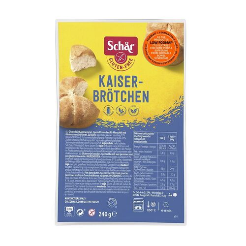 Schär Kaiserbrötchen glutenfrei, 240 g, Schär