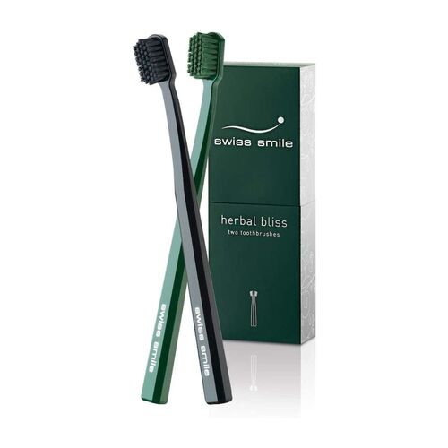 Swiss Smile Herbal Bliss 2 Zahnbürsten Bristish Racing Set, 2 Stk., Swiss Smile
