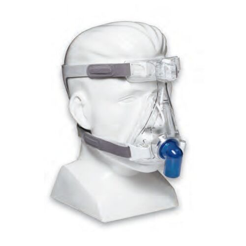Philips CPAP Maske Amara Mund-Nasenmaske, ohne Ausatemventil - ohne Gel mit Kopfband, 1 Stk., Philips
