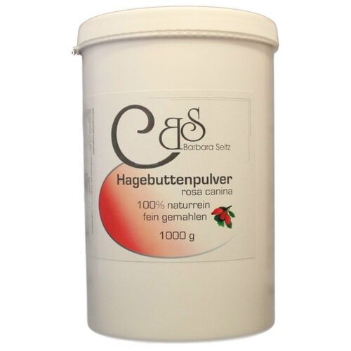 B. S. Hagebuttenpulver fein gemahlen rosa canina, 1000 g, Barbara Seitz