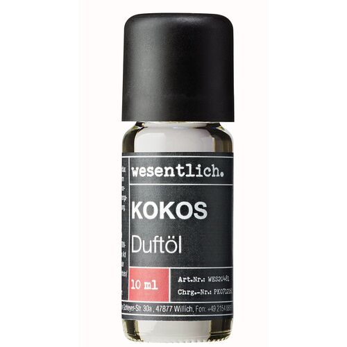 Duftöl Kokos von wesentlich. 10 ml, 10 ML, wesentlich.