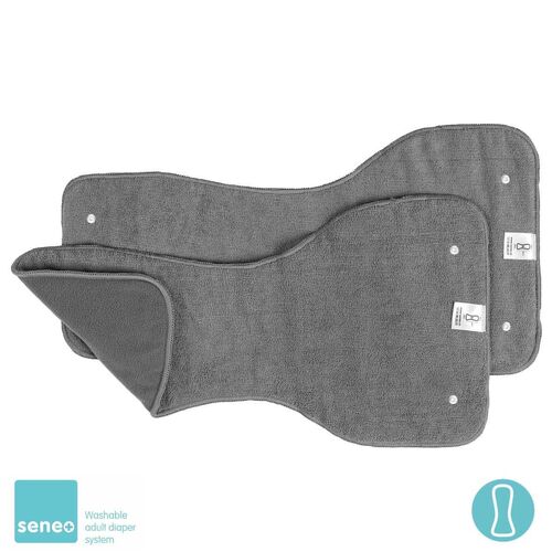 SENEO waschbare geformte Saugeinlagen, 2 Stk., Saneo