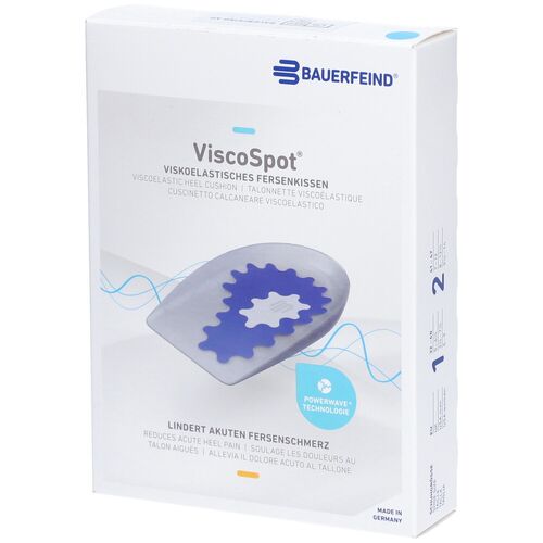 BAUERFEIND® K Fersenkissen Viscoelastisch Größe 2 links 1 Paar, 1 Stk., BAUERFEIND