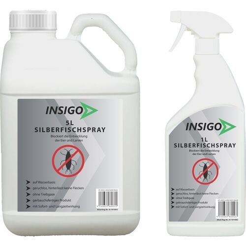 INSIGO Silberfischspray, 6 l, INSIGO