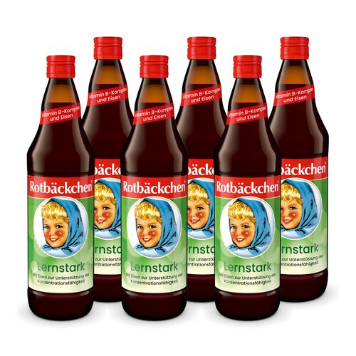 Rotbäckchen Lernstark 6x700 ml Saft, 6X700 ML, Rotbäckchen