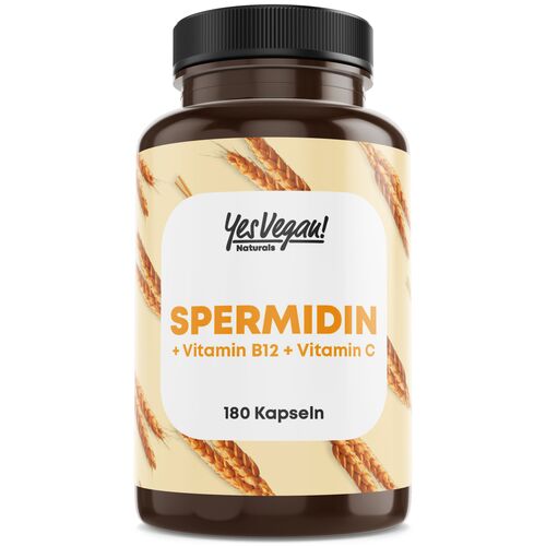 Yes Vegan® Spermidin hochdosiert - Kapseln, 180 Stk., Yes Vegan