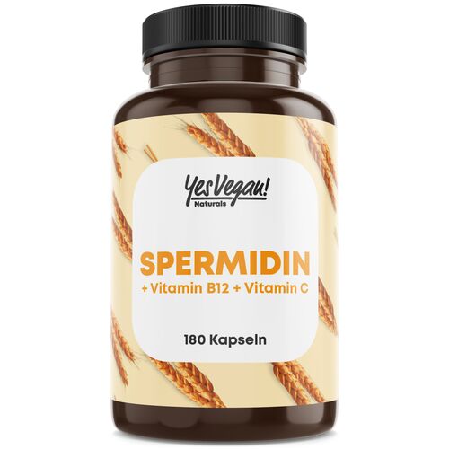 Yes Vegan® Spermidin hochdosiert - Kapseln 1x72 g, 1X72 G, Yes Vegan