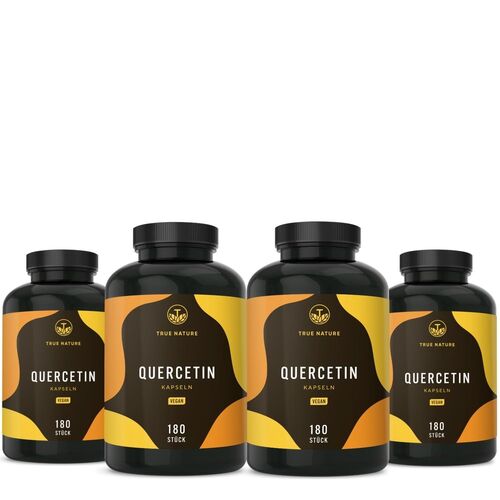 TRUE NATURE® Quercetin Kapseln, 4x180 Stk., True Nature