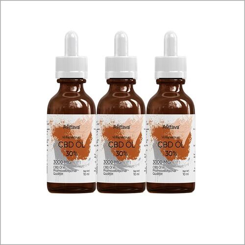 Avitava® CBD Öl Vollspektrum 30 ml Tropfen zum Einnehmen, 30 ML, Avitava