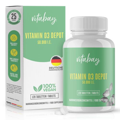 Vitabay Vitamin D3 Depot 50.000 I.e. 120 St Tabletten (120 ST ...