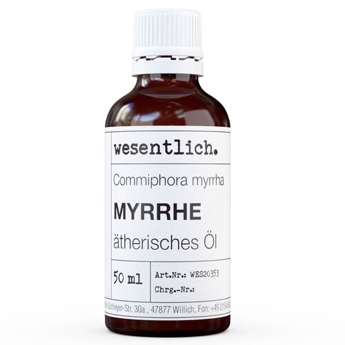 Myrrhe - ätherisches Öl von wesentlich. 50 ml, 50 ML, wesentlich.