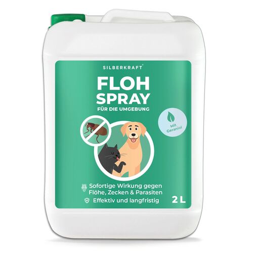 SILBERKRAFT Flohspray, 2000 ml, Silberkraft