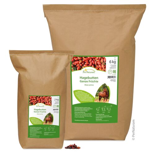 PerNaturam Hagebutten ganze Früchte, 2 kg, PerNaturam