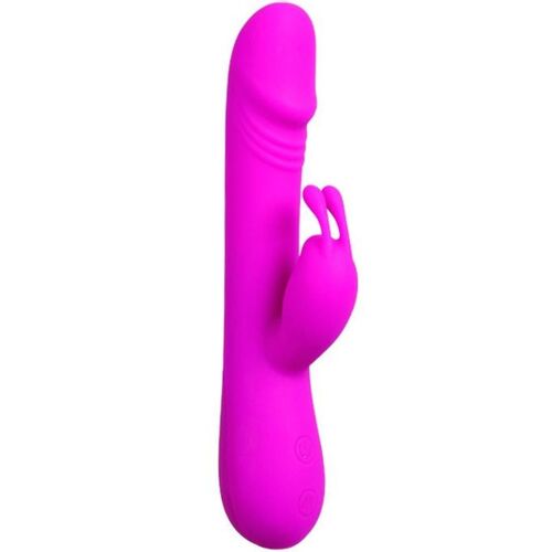 Rabbitvibrator “Clement” | 30 Vibrationsmodi, 3 Stimulationszonen | Pretty Love, 1 st, Pretty Love