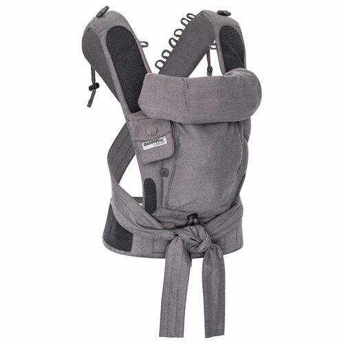 Babytrage BONDOLINO Design London grau HOPPEDIZ, 1 Stk., Hoppediz
