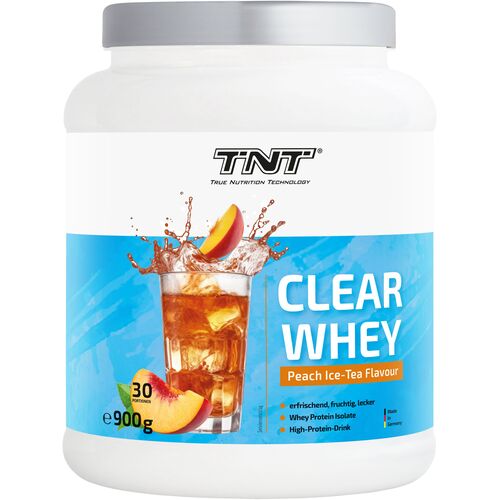 TNT Clear Whey - Proteinshake erfrischend wie ein Eistee oder Softdrink, 900 g, TNT