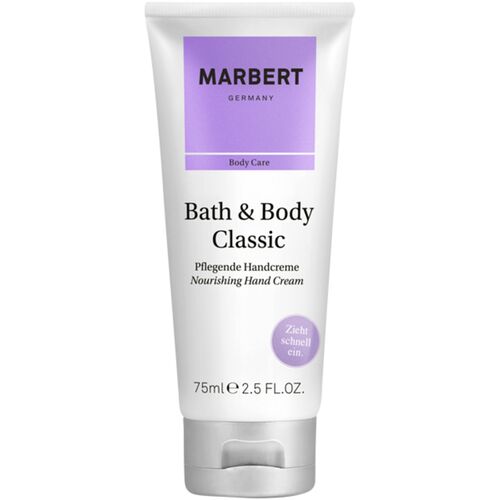 Marbert, Bath & Body Classic Pflegende Handcreme, 75 ml, Marbert