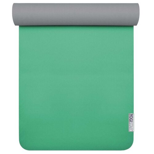 Yogistar - Yogamatte Yogimat PRO Grün/Hellgrau, 1 Stk., Yogistar