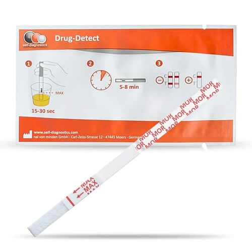 self-diagnostics Morphin (MOR) 300 ng/ml Drogenschnelltest, 10 st, Self-Diagnostics