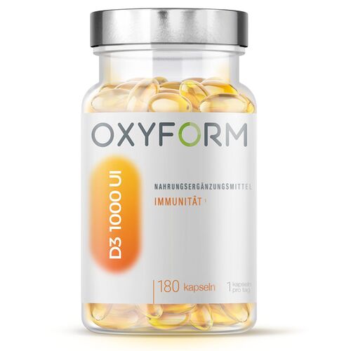 Oxyform Vitamin D3 Kapseln, 180 st, Oxyform