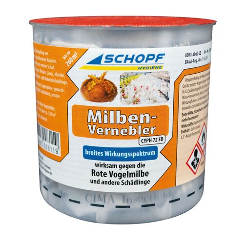 Schopf Milben-Vernebler (CYPH72FD) - gegen die rote Vogelmilbe, 20 g, Schopf