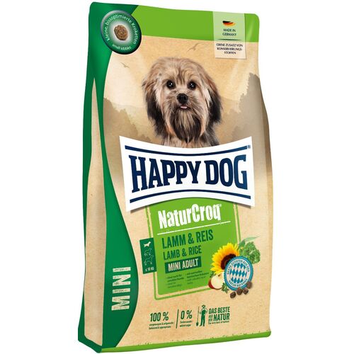 Happy Dog NaturCroq Mini Lamm & Reis, 0,8 kg, Happy Dog