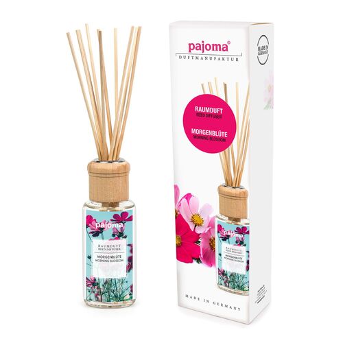 pajoma® Raumduft 100 ml inkl. Duftstäbchen, Morgenblüte, 100 ml, pajoma