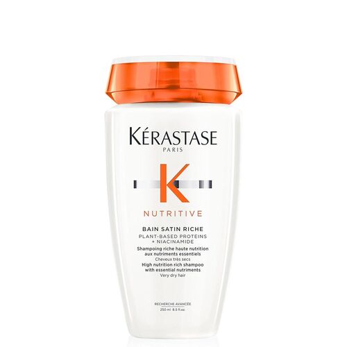 Kérastase Nutritive Bain Satin Riche High Nutrition Rich Shampoo, 250 ml, Kérastase