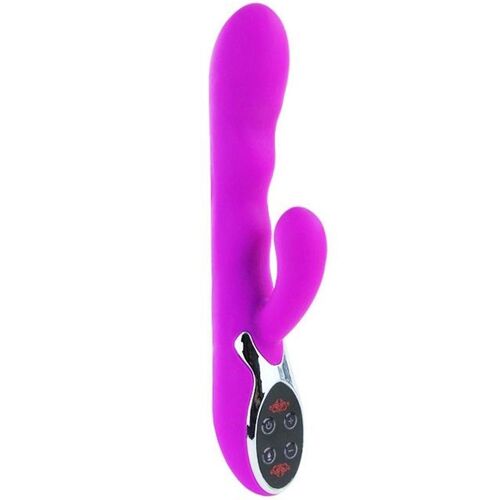 Rabbitvibrator “Crazy” mit Temperatur-Funktion | 10 Vibrationsmodi | Pretty Love, 1 Stk., Pretty Love